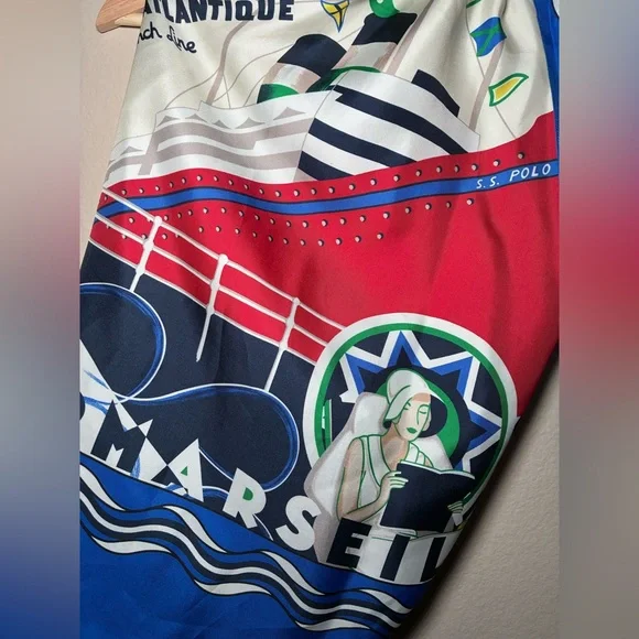 Ralph Lauren Size 6 Adreanna Crepe De Chine Top - Picture 10 of 12